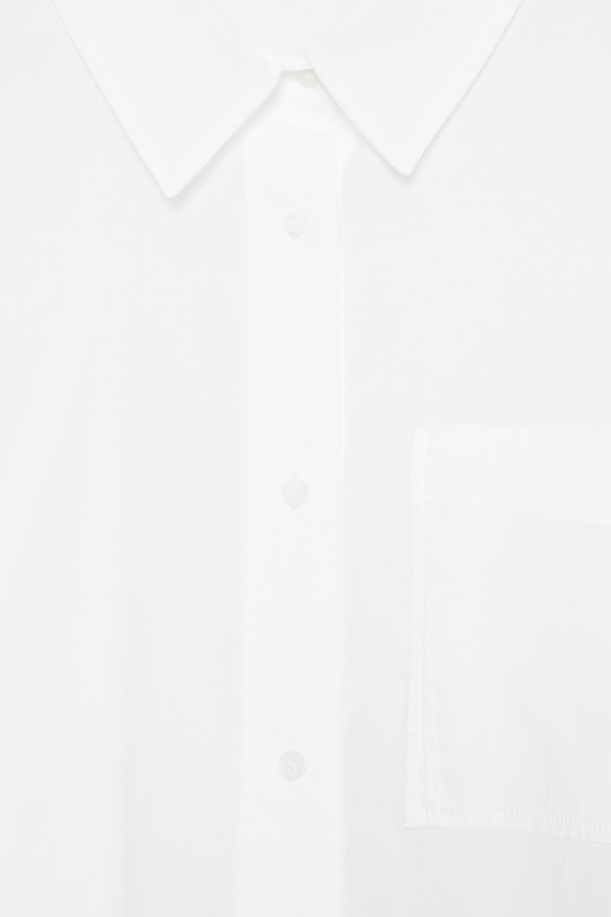 SEMI-SHEER COTTON SHIRT